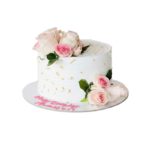 Floral White Luxe Cake
