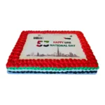 UAE National Day Celebration Photo Cake