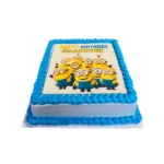 Minion Photo Cake