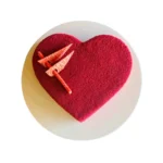 Red Velvet Haert Cake