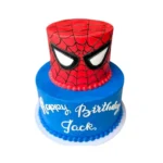 SpiderMan 2 Tier Cake