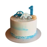 2d Cars 1st Birthday Cake