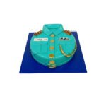 Police Round Uniform Cake
