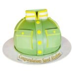Dome Shape Police Uniform Cake