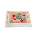 Happy Mother's Day Flower Photo Cake