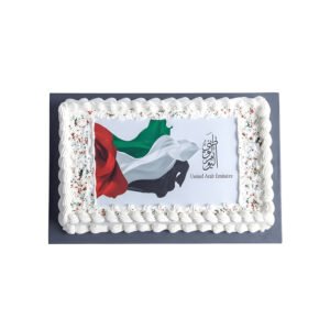 National Day UAE Flag Photo Cake