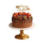 Choco Strawberry New Year Cake