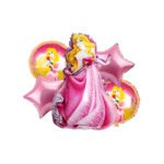 Princess Aurora Helium Foil Balloons 5pcs Set