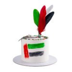 National Day Elegant Feather Cake