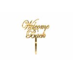 Cake Topper Welcome Back