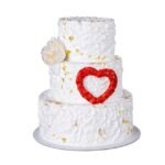 Luxury Eternal Heart Three-Tier Cake