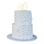 Luxury Lace Floral Wedding Cake