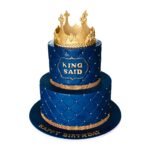 Luxury Royal Blue King Cake