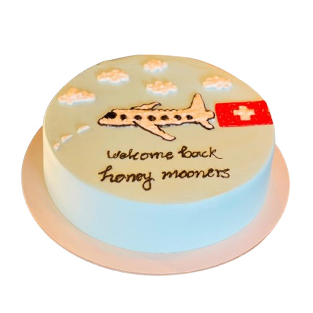 Welcome back (7) Welcome Back Travel Map Cake - 7 - Image 1