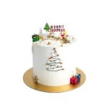 Winter White Snow Christmas Cake