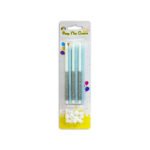 Long Glitter Candle Blue