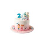 Twins Balloons Fantasy Cake