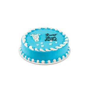 New Born Baby Boy Blue cake