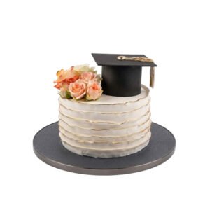 Graduation Yellow Flower Cake