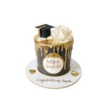 Classic Graduation Cake 24