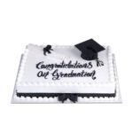 Graduation Rectangle Cake