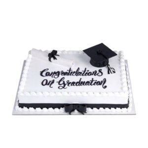 Graduation Rectangle Cake