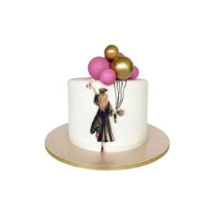 Classic Graduation Girl Cake