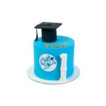 Blue Grad Cake