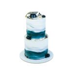 2 Tier Graduation Cream Cake