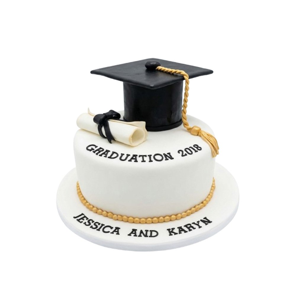 grad (6) Classic Graduation Cake 5 - Image 1