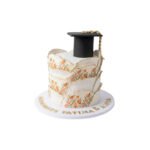 Origami Graduation Elegance Celebration Cake