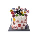 Traffic Rules License Cake