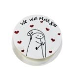 Miss You Heartfelt Message Cake