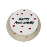 Red Hearts Mini Cake