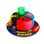 SuperHeros Theme Cake