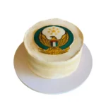 UAE Army Logo Cream Cake