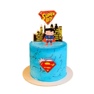 Super Boy Hero Cake