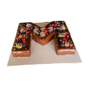 Alphabet Choco Fruit Cake