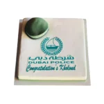 Dubai Police Sqaure Cake