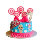 LOL Dolls Theme Cake