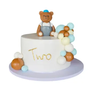Teddy Bear “Two” Celebration Cake