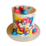 Mickey & Minnie Mouse Colourfull Cake