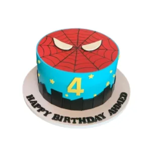 Spiderman Star Cake