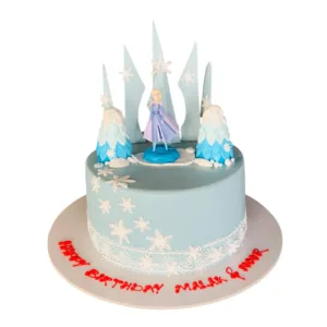 Elsa Frozen Theme Toy Cake