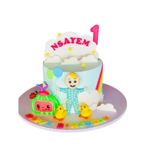 Coco Melon Characters Cake