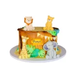 Animals Jungle Theme Cake