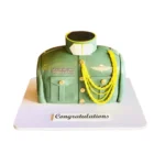 UAE Police Uniform Standing Cake