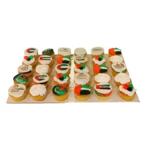 UAE National Day Flag Cupcakes