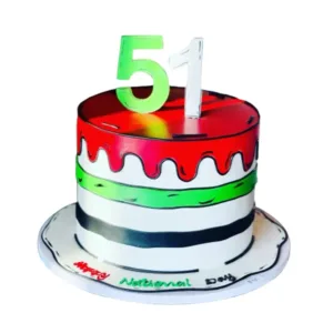UAE National Day Comic Cake