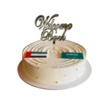 Welcome Back White Cream Cake